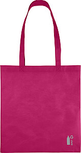 Recycled nonwoven (80 gsm) shopping bag Vian, pink