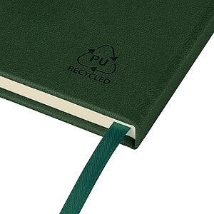 Recycled notebook A5 Bloom, green