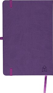 Recycled notebook A5 Bloom, purple