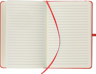 Recycled notebook A5 Bloom, red