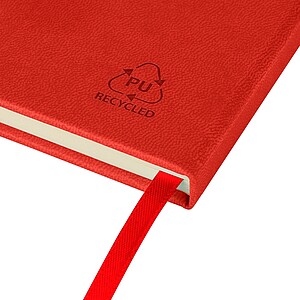 Recycled notebook A5 Bloom, red