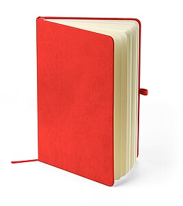 Recycled notebook A5 Bloom, red