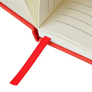 Recycled notebook A5 Bloom, red