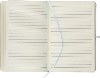 Recycled notebook A5 Bloom, white