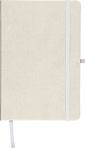 Recycled notebook A5 Bloom, white