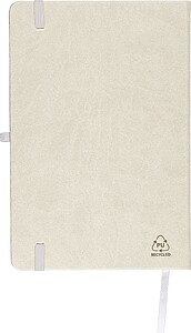 Recycled notebook A5 Bloom, white
