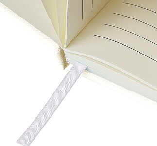 Recycled notebook A5 Bloom, white