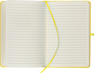 Recycled notebook A5 Bloom, yellow