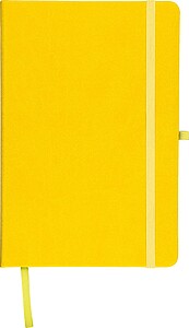 Recycled notebook A5 Bloom, yellow