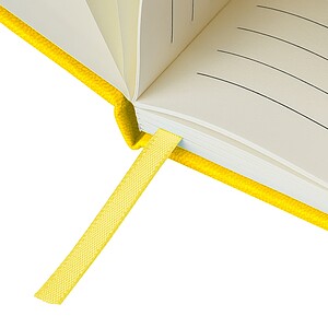 Recycled notebook A5 Bloom, yellow