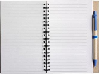 Recycled notebook. Pale blue