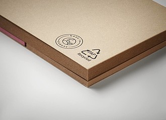 Recycled paper memo set