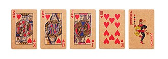 Recycled paper playing cards
