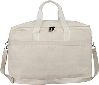 Recycled polycotton (330 gsm) cooler bag Luz, beige