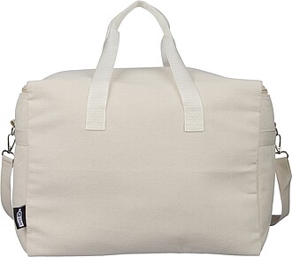 Recycled polycotton (330 gsm) cooler bag Luz, beige
