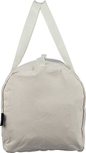 Recycled polycotton (330 gsm) duffle bag Tian, beige