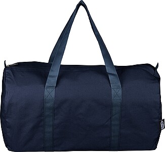 Recycled polycotton (330 gsm) duffle bag Tian, blue
