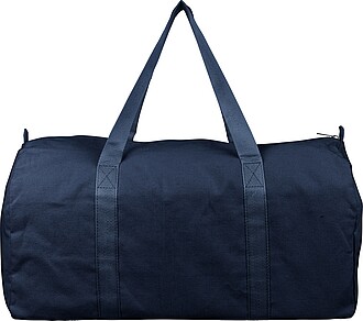 Recycled polycotton (330 gsm) duffle bag Tian, blue