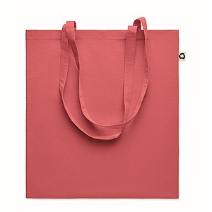 Recycled post-consumer cotton shopping bag