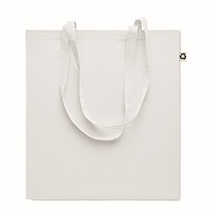 Recycled post-consumer cotton shopping bag
