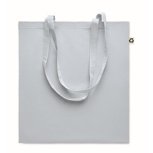Recycled post-consumer cotton shopping bag