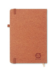 Recycled PU A5 lined notebook