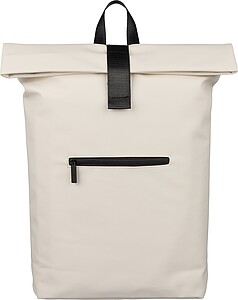 Recycled PU backpack Naiya, beige