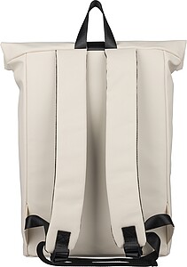 Recycled PU backpack Naiya, beige