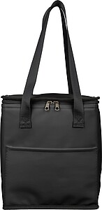 Recycled PU cooler bag Adira, black