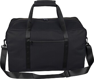 Recycled PU duffle bag Mirae, black