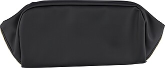 Recycled PU toilet bag Alon, black