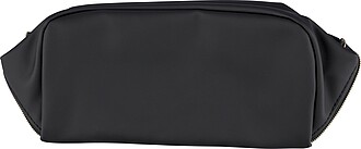 Recycled PU toilet bag Alon, black