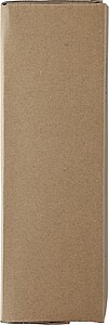 Recycled stainless steel double walled bottle (500 ml), black