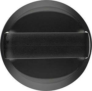 Recycled stainless steel double-walled bottle (600 ml) Mace, black