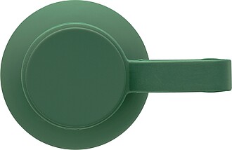 Recycled stainless steel double-walled drinking bottle (500 ml) Sena, green