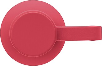 Recycled stainless steel double-walled drinking bottle (500 ml) Sena, red