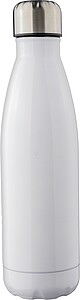 Recycled stainless steel double-walled flask 500 ml Clifford, white