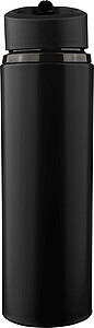 Recycled stainless steel drinking bottle (500 ml) Zeno, black