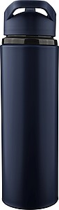 Recycled stainless steel drinking bottle (500 ml) Zeno, blue
