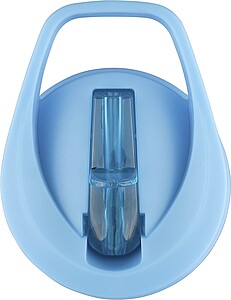 Recycled stainless steel drinking bottle (500 ml) Zeno, light blue