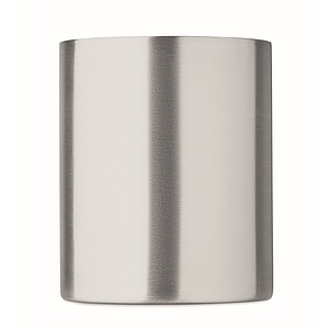 Recycled stainless steel mug, matt silver