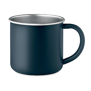 Recycled stainless steel mug