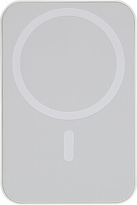 Recycled wireless charger powerbank Meno, white