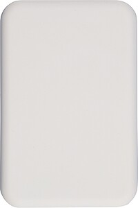 Recycled wireless charger powerbank Meno, white