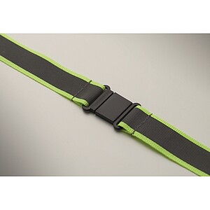 Reflective RPET lanyard, neon yellow