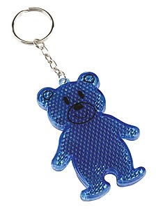Reflector bear "Teddy",colour blue