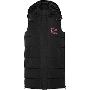 Reine womens insulated bodywarmer, solid black