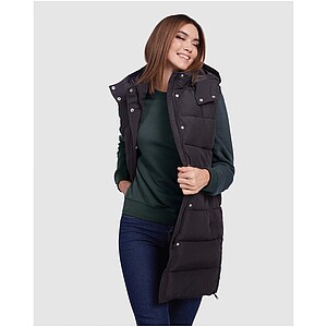 Reine womens insulated bodywarmer, solid black