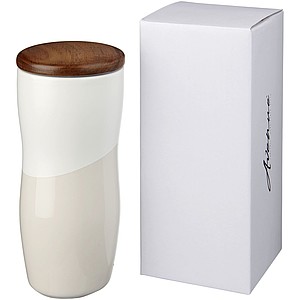 Reno 370 ml double-walled ceramic tumbler