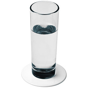 Renzo round plastic coaster